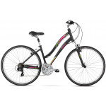 Mestský retro bicykel 28" Kross Modo 2.0 700 Hliníkový 16" M Čierno-ružovo-zelený Mestský retro bicykel 28" Kross Modo 2.0 700 Hliníkový 16" M Čierno-ružovo-zelený